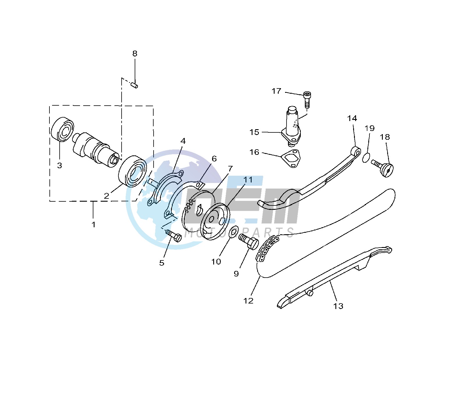 CAMSHAFT AND TIMING CHAIN