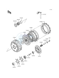 ZL 600 B [ELIMINATOR 600] (B2-B3) [ELIMINATOR 600] drawing CLUTCH