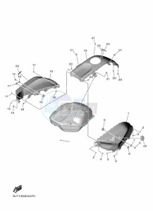 YZF690 YZF-R7 (BEB4) drawing FUEL TANK 2