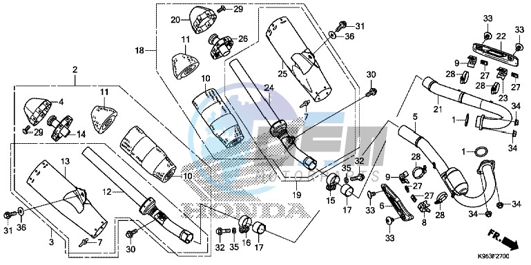 EXHAUST MUFFLER