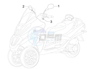 MP3 250 ie lt drawing Mirrors