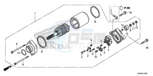 TRX420FPMD TRX420 Europe Direct - (ED) drawing STARTING MOTOR