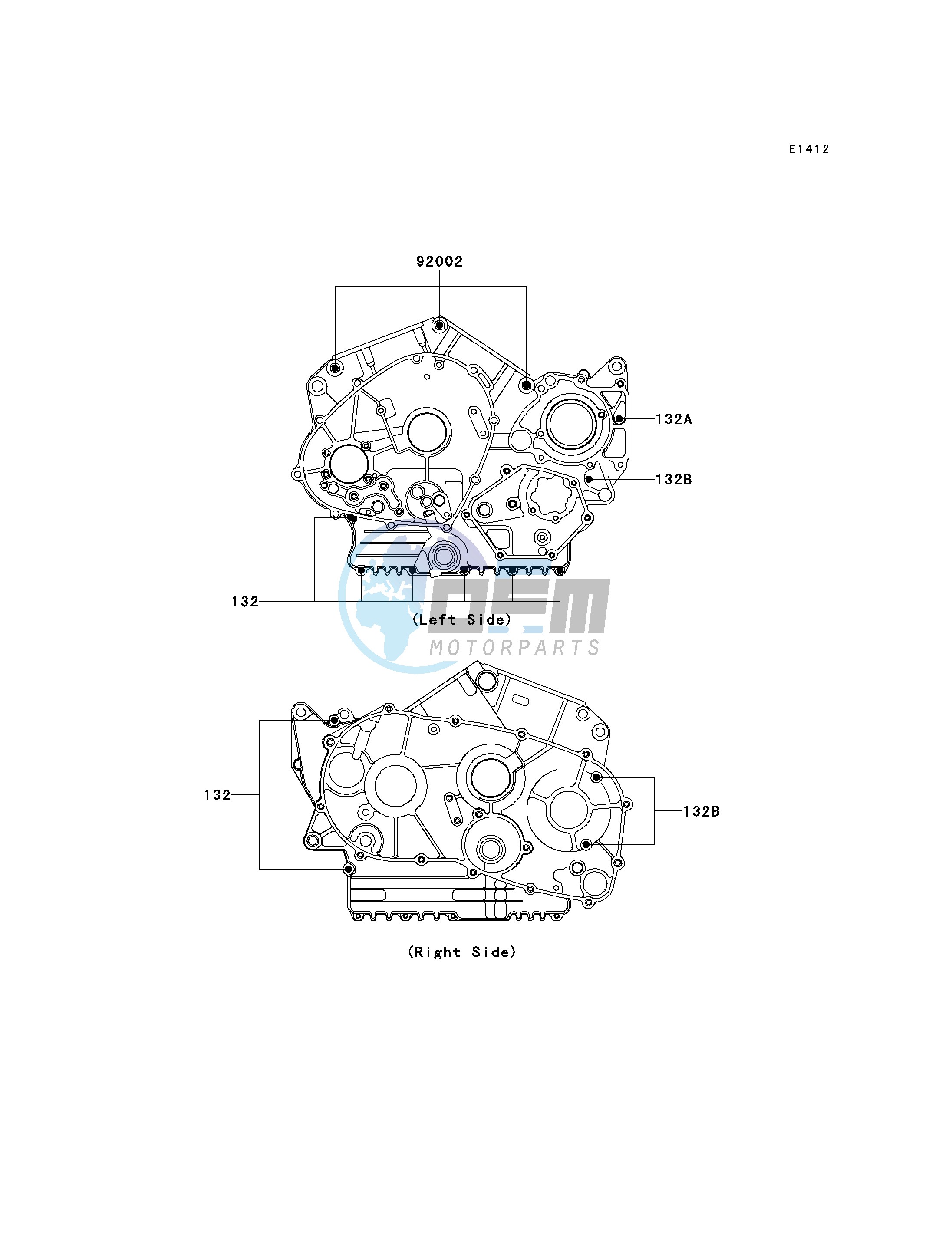 CRANKCASE BOLT PATTERN