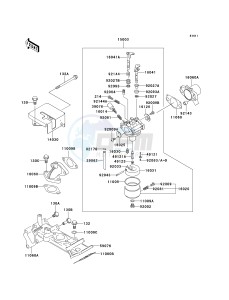 KAF 620 C [MULE 2500] (C6) [MULE 2500] drawing CARBURETOR