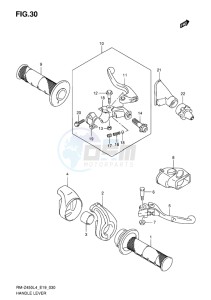 RM-Z450 EU drawing HANDLE LEVER