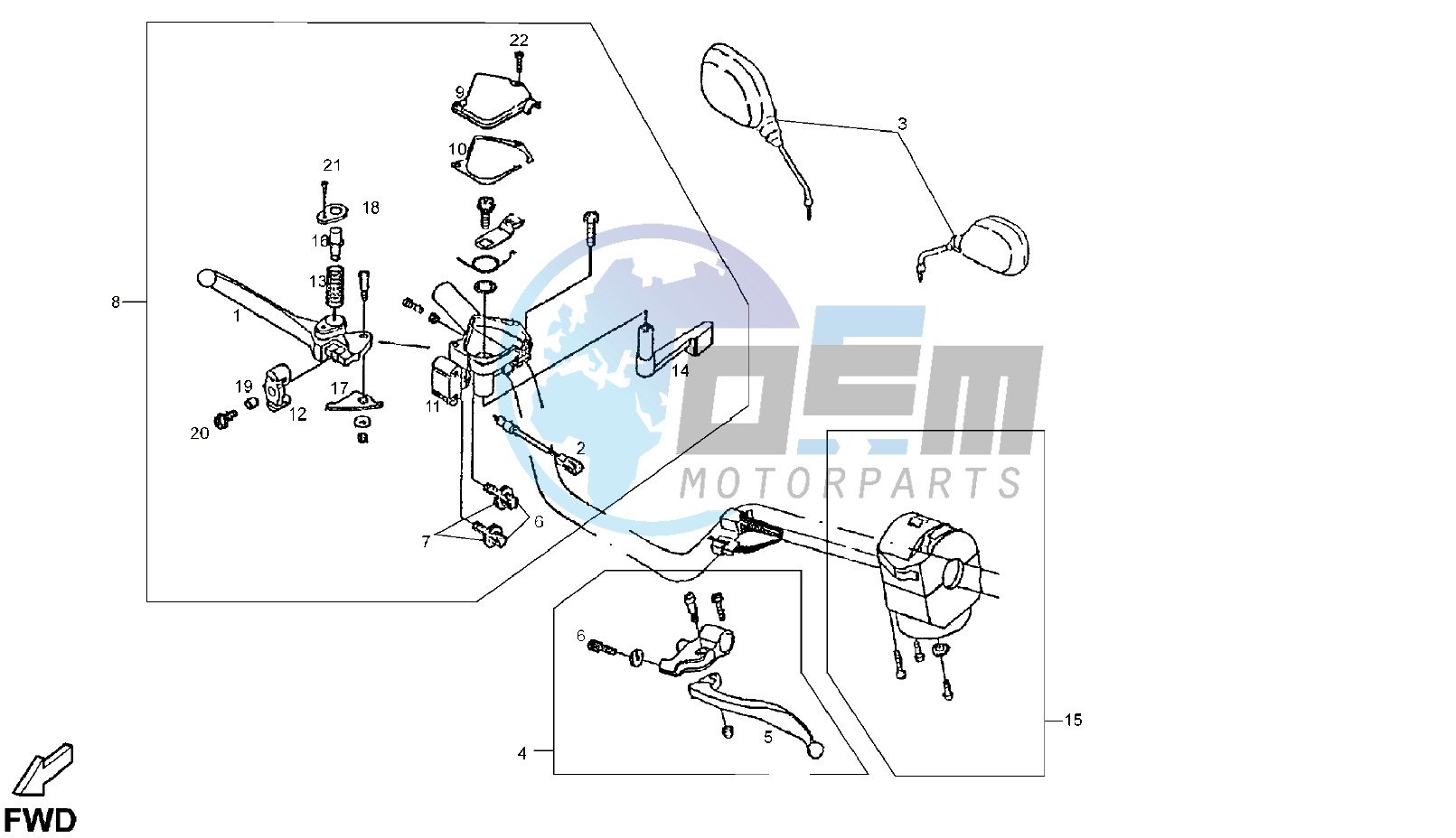 HANDLE SWITCH. LEVER