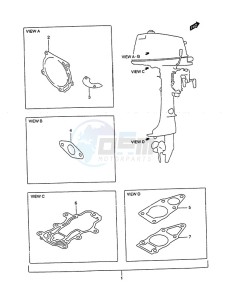 DT 5 drawing Gasket Set