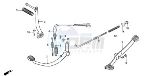 C70CW drawing PEDAL