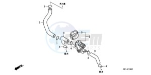 CBR1000RA9 U / ABS MME SPC drawing AIR INJECTION CONTROL VALVE