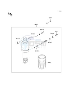 ZG 1000 A [CONCOURS] (A6F) A6F drawing SHOCK ABSORBER-- S- -