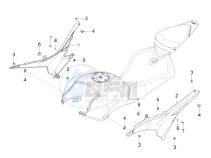 RS 125 RS 4T E4 ABS (EMEA) drawing Central body