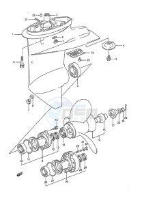 DT 9.9c drawing Gear Case