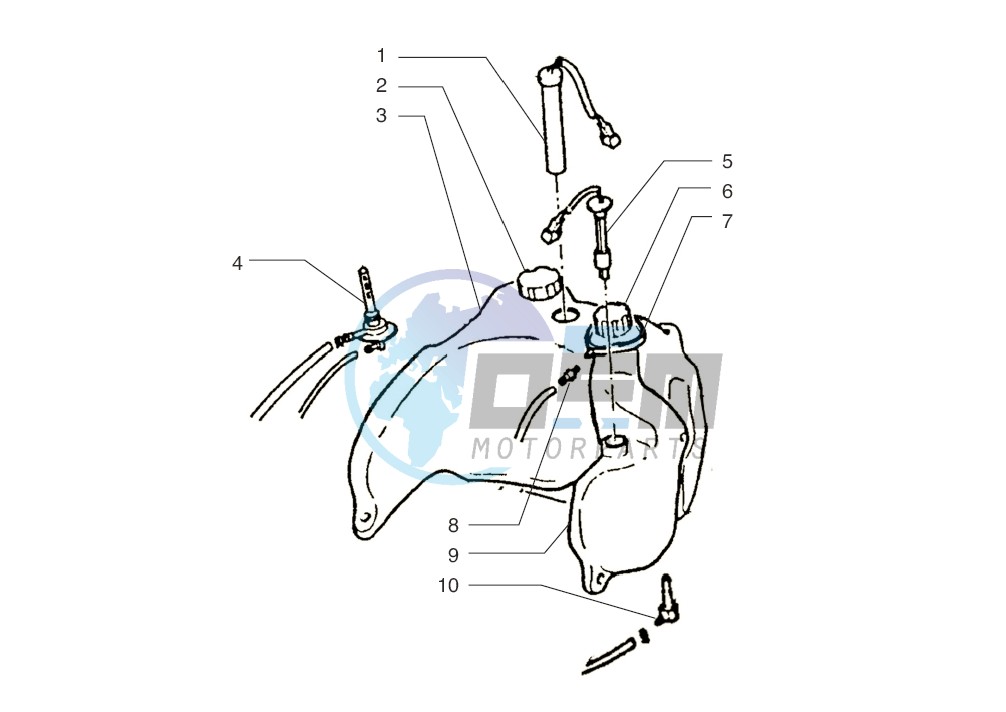 Fuel tank-Oil tank