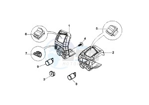 Beverly RST 125 drawing Handlebar Switch