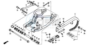 NV400C drawing SWINGARM