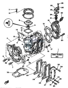 20C drawing CYLINDER--CRANKCASE