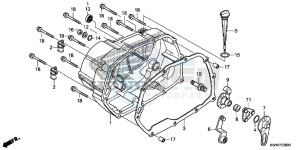 AFS1102SHC drawing RIGHT CRANKCASE COVER