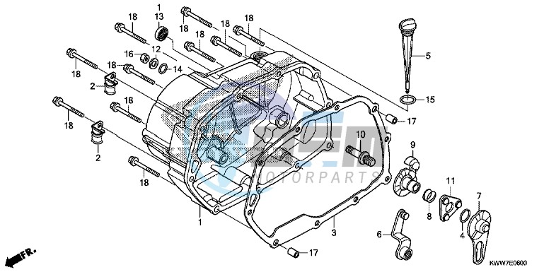 RIGHT CRANKCASE COVER