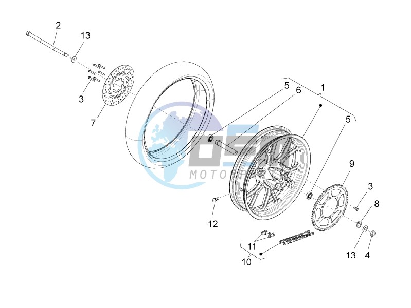 Rear wheel II