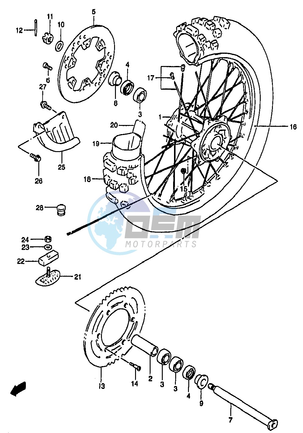 REAR WHEEL (MODEL Y)