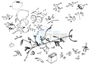 SENDA SM - 125 drawing ELECTRICAL DEVICES