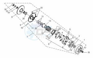 VS 125 EURO3 drawing CLUTCH