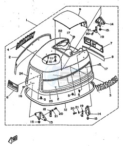 140AETO drawing FAIRING-UPPER