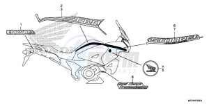 VFR1200XDH 2ED - (2ED) drawing MARK (2ED,2RU,2TH,2U)