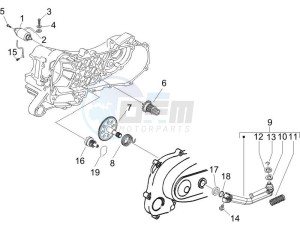 Zip 50 4T drawing Starter - Electric starter