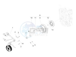 MP3 350 MAXI SPORT E4 ABS (EMEA) drawing Flywheel magneto