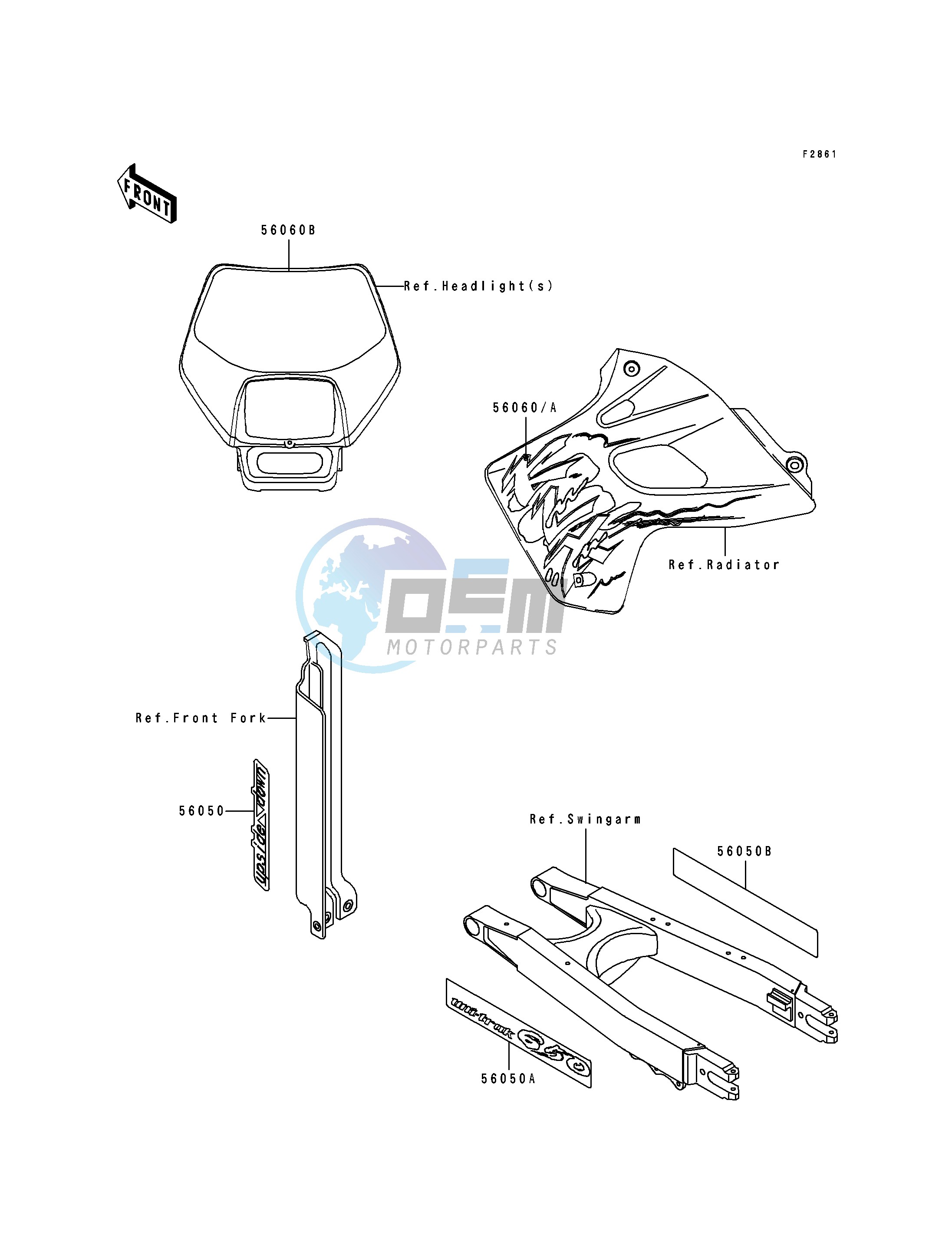 DECALS-- KLX650-A1_A2- -