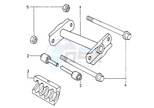 SPEEDFIGHT - 100 cc drawing SWINGING ARM