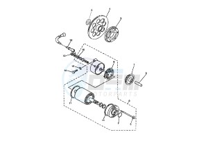 XVS A DRAG STAR CLASSIC 650 drawing STARTER