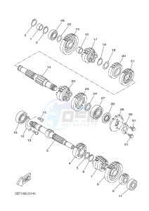 WR125R (22BB 22BB 22BB) drawing TRANSMISSION