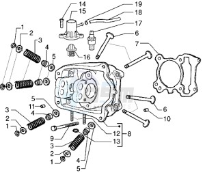 DNA 125 drawing Head-Valves