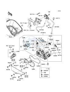 KVF750_4X4_EPS KVF750GCF EU GB drawing Throttle