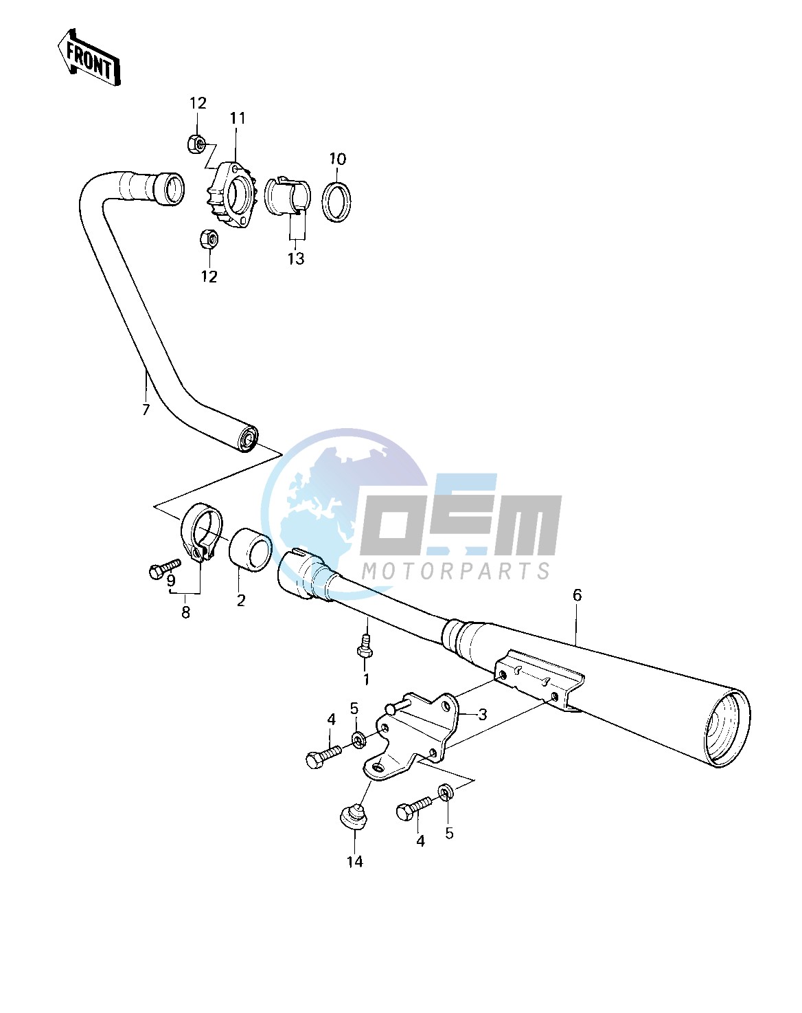 MUFFLER -- 80 D1- -