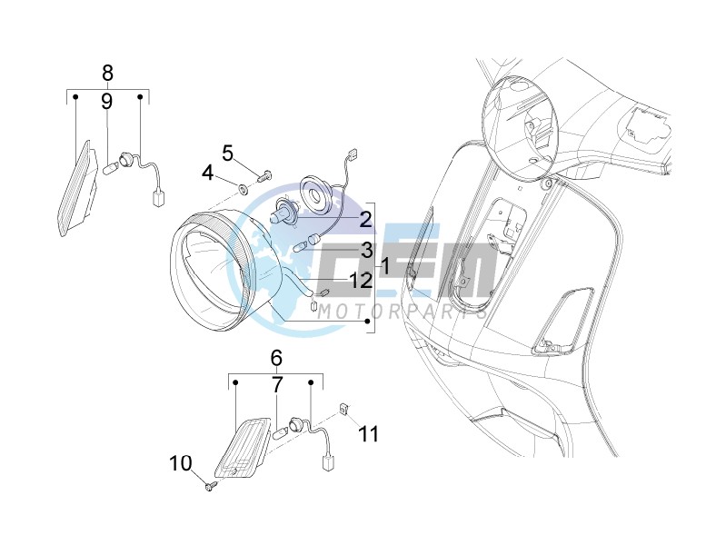 Head lights - Turn signal lamps