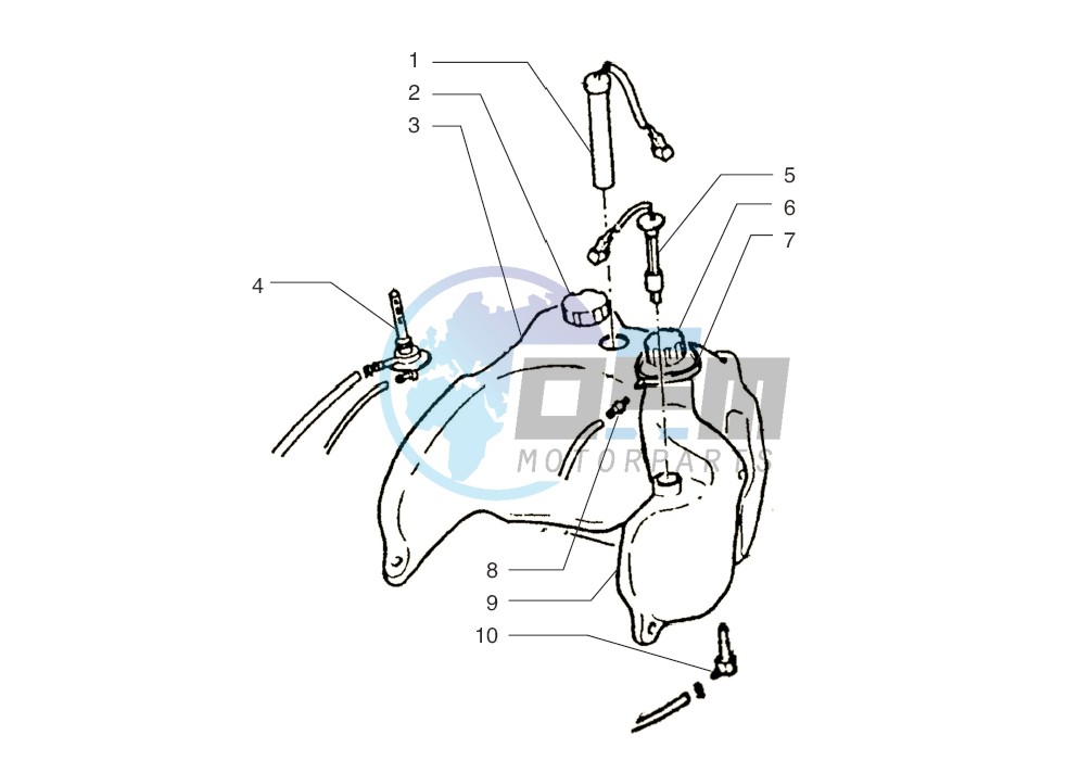 Fuel tank-Oil tank