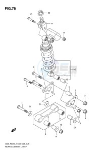 GSX-R600 (E3) drawing REAR CUSHION LEVER (GSX-R600L1 E33)