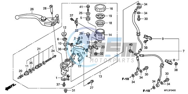 FR. BRAKE MASTER CYLINDER (CBR1000RR)