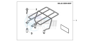 SFX50S drawing REAR CARRIER(SFX)