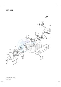 UH125 BURGMAN EU drawing MUFFLER (MODEL EXECUTIVE P19 AND RACING P19)