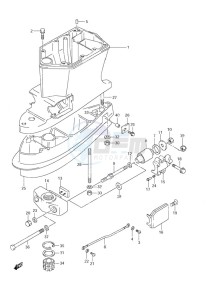 DF 60 drawing Driveshaft Housing