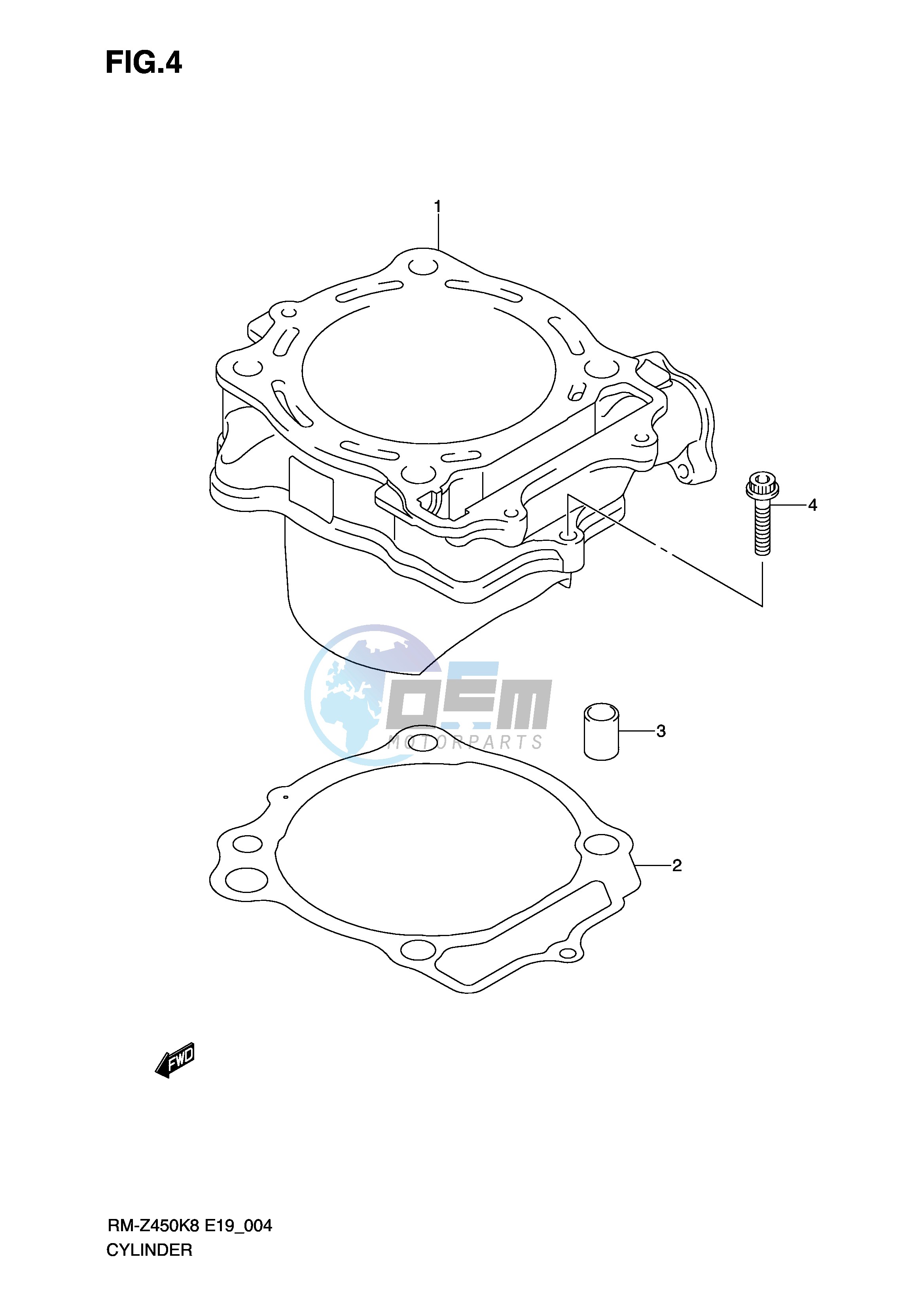 CYLINDER (RM-Z450K8 K9 L0)