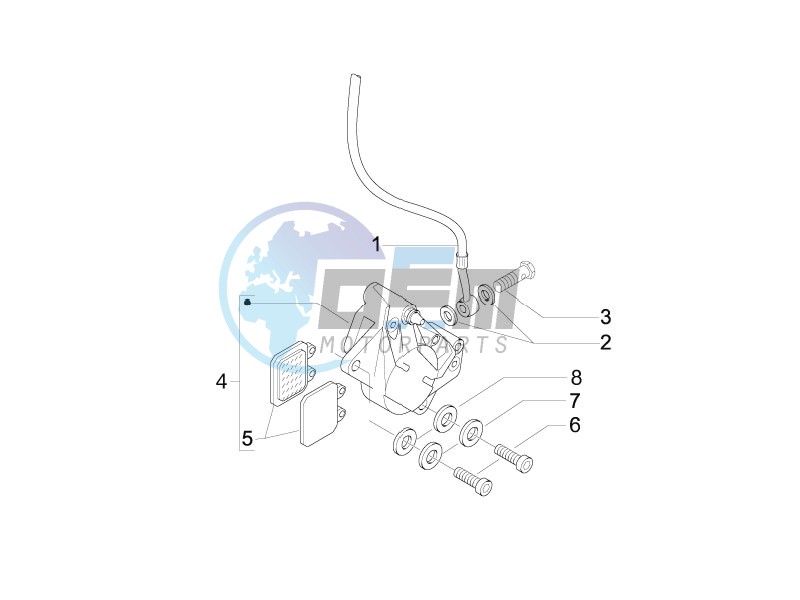 Brakes pipes - Calipers