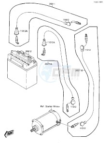 JS 650 A [650 SX] (A1) [650 SX] drawing ELECTRICAL EQUIPMENT