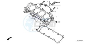 CBR1000RR9 UK - (E / MKH MME TRI) drawing CYLINDER