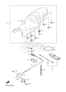 XJ6N 600 XJ6-N (NAKED) (20SS) drawing SEAT