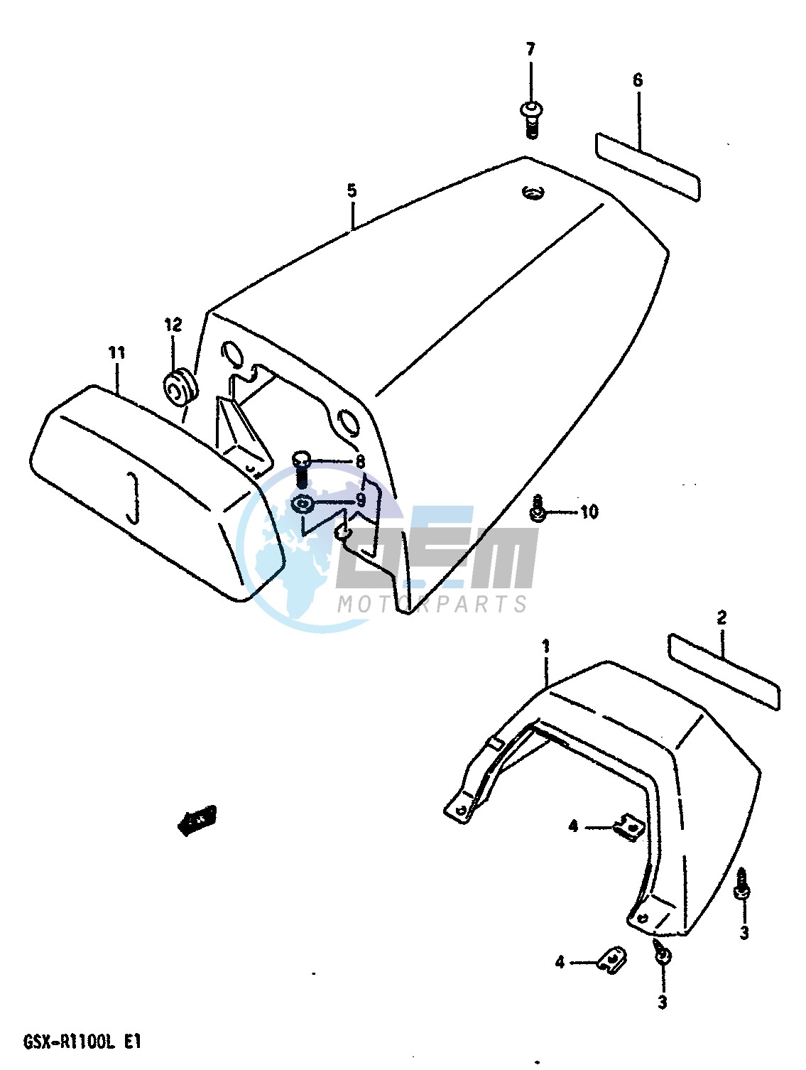 SEAT TAIL COVER (MODEL L)